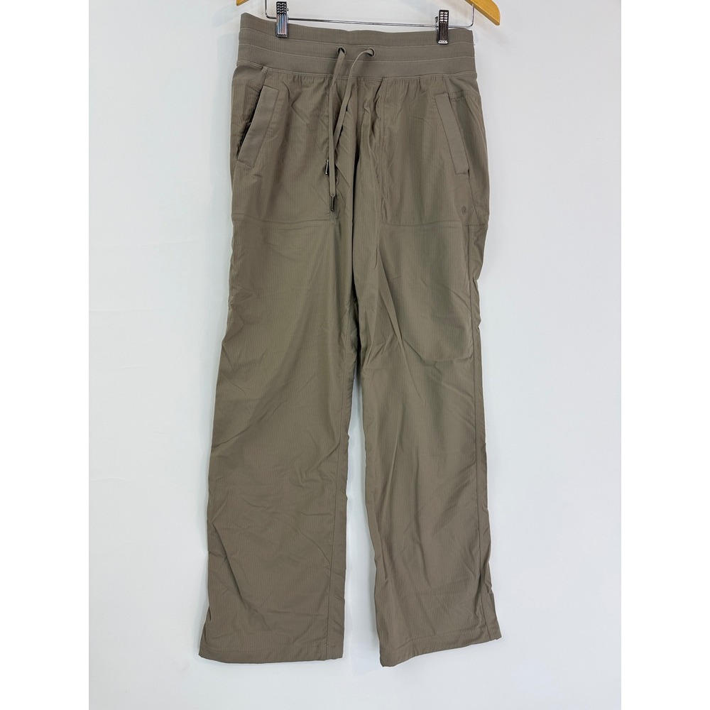 Lululemon Dance Studio Mid-Rise Pant Regular Womens 8 Riverstone Straight W5ENOR